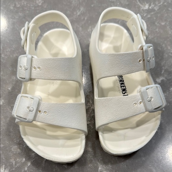 Birkenstock Eva Classic with Heel Strap White Waterproof Sandals - Picture 2 of 5
